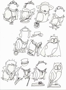 owlpaperdollsb&w