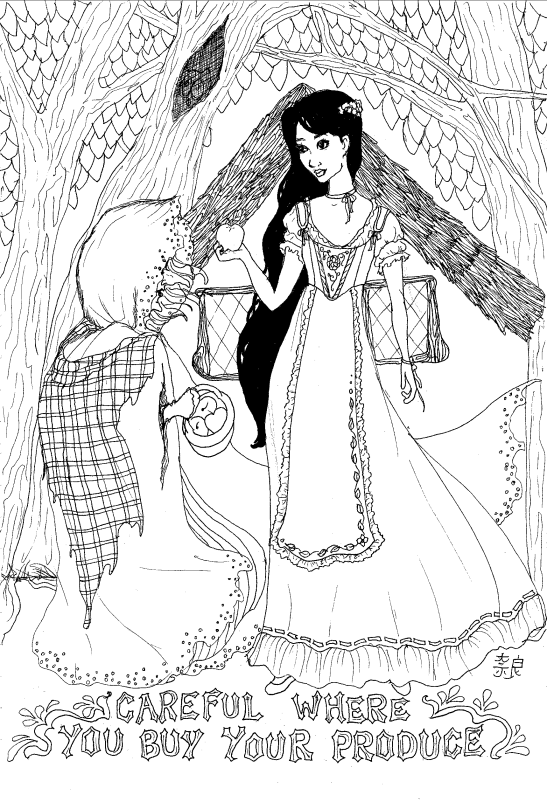 snow-white